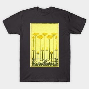 Golden dandelions vintage artwork T-Shirt